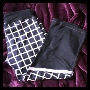 Gianni Bini grid crop legging